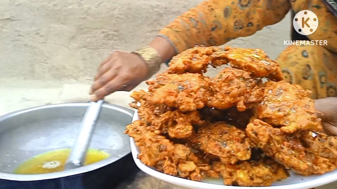 Pinda da vilok mix sabji ke pakode banane ka tarika