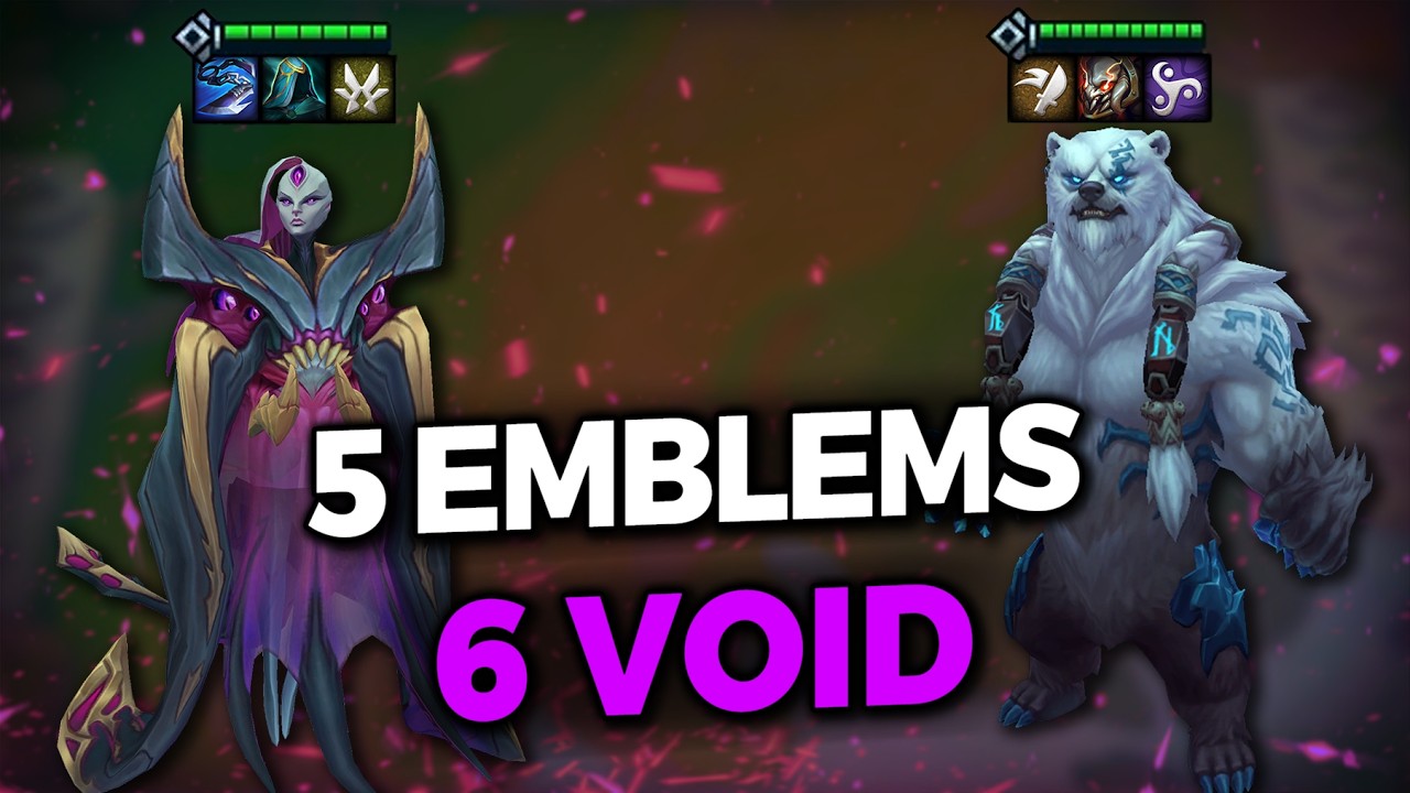 THESE 5 EMBLEMS GAVE ME A PERFECT 6 VOID ANGLE | TFT Set 16
