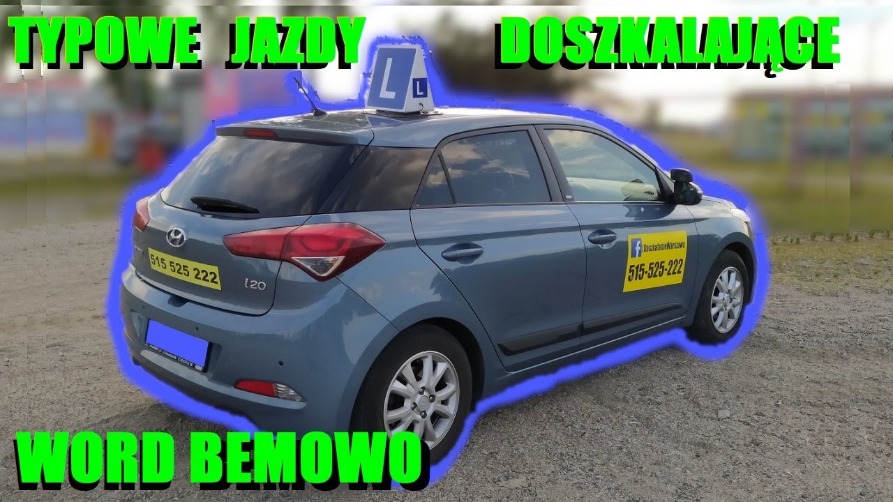 TYPOWE jazdy doszkalające Warszawa WORD Bemowo | Nauka jazdy | Prawo jazdy