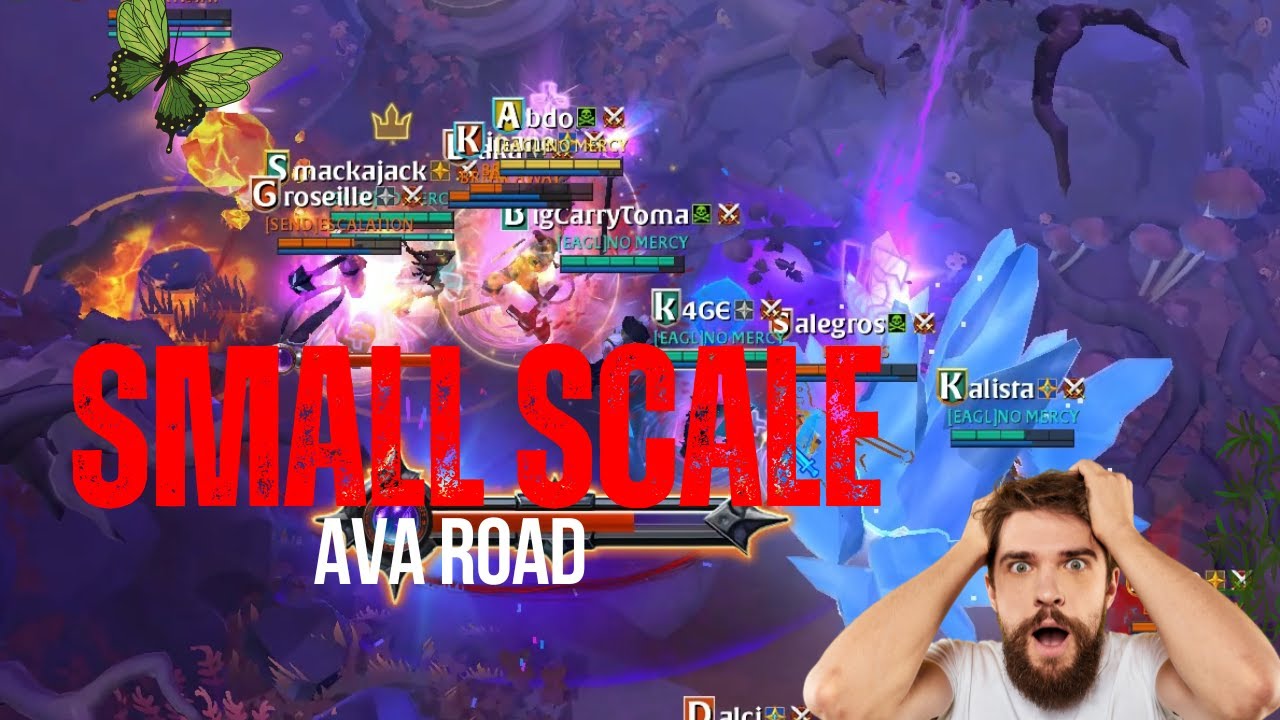 NEW AGGRESSIVE KITE COMP || SMALL SCALE PVP || AVA ROAD