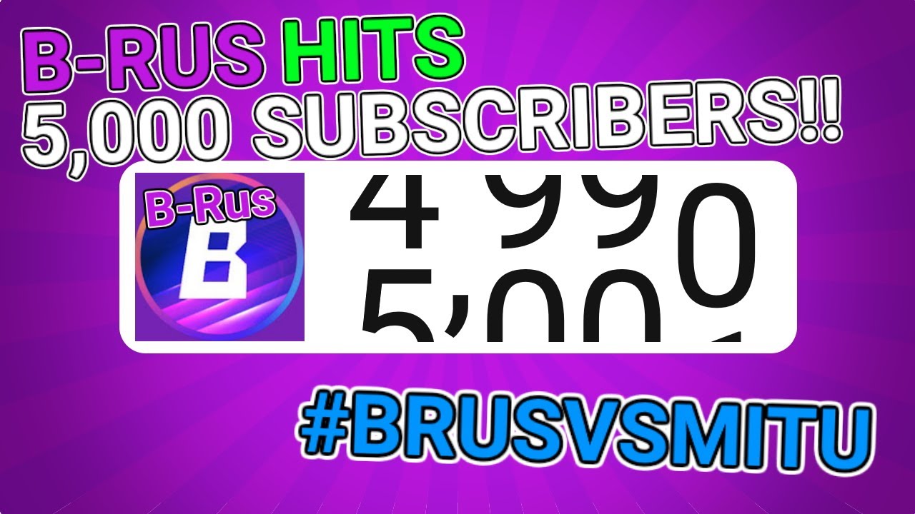 B-Rus Hitting 5,000 Subscribers!! (75 HOURS TIMELAPSE)