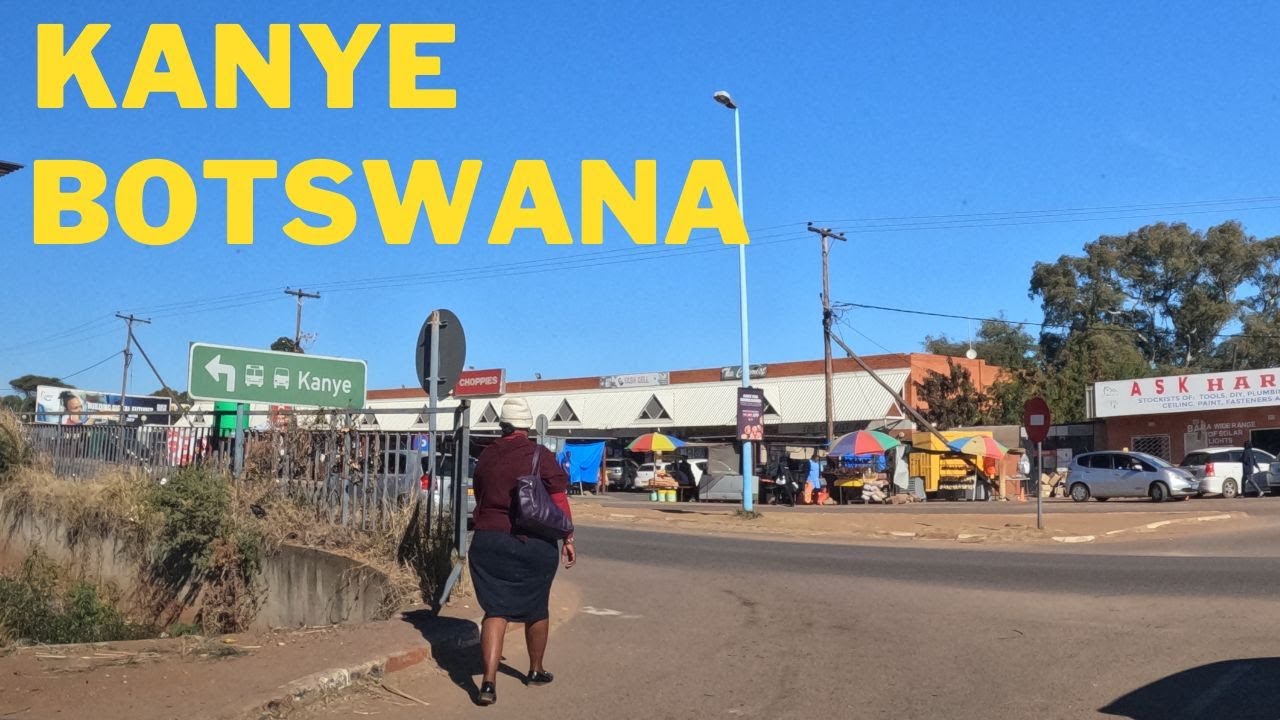 Kanye - Driving through a small town in Botswana 🇧🇼