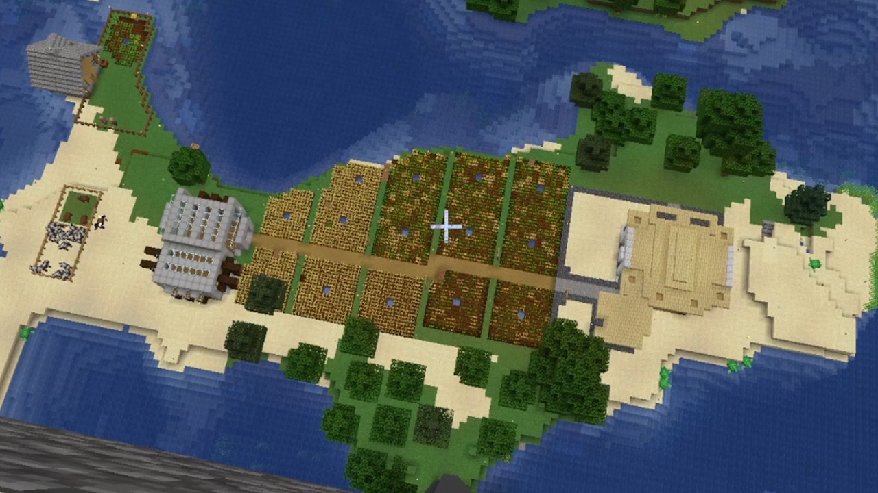 i built the perfect island for survival on extreme hardcore minecraft