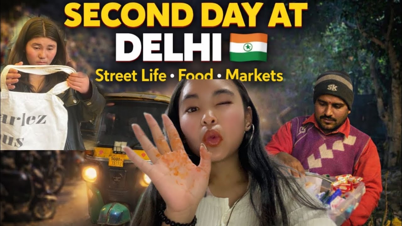 “Delhi Diaries — Day 2”🤍 #ladkhiyoutuber #delhidays#dailyvlog