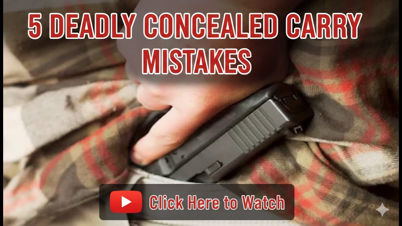 5 Deadly Concealed Carry Mistakes, and how to become Unstoppable