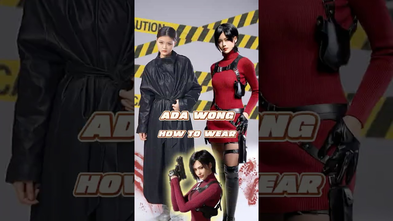 How to wear Ada Wong's cosplay costume? #adawong ##Residentevil #cosplay  #osiascosplay #fyp