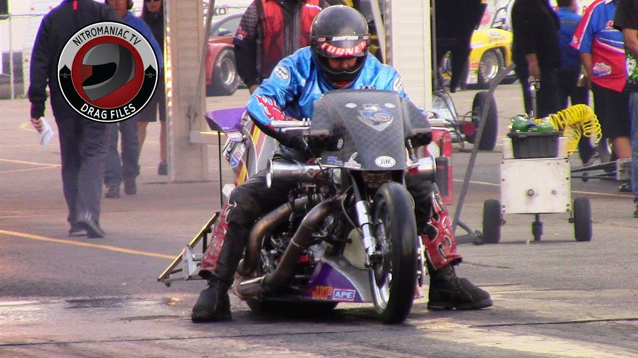 2016 IHRA Rocky Mountain Nationals Part 32: (Nitro Harley Semi Finals)
