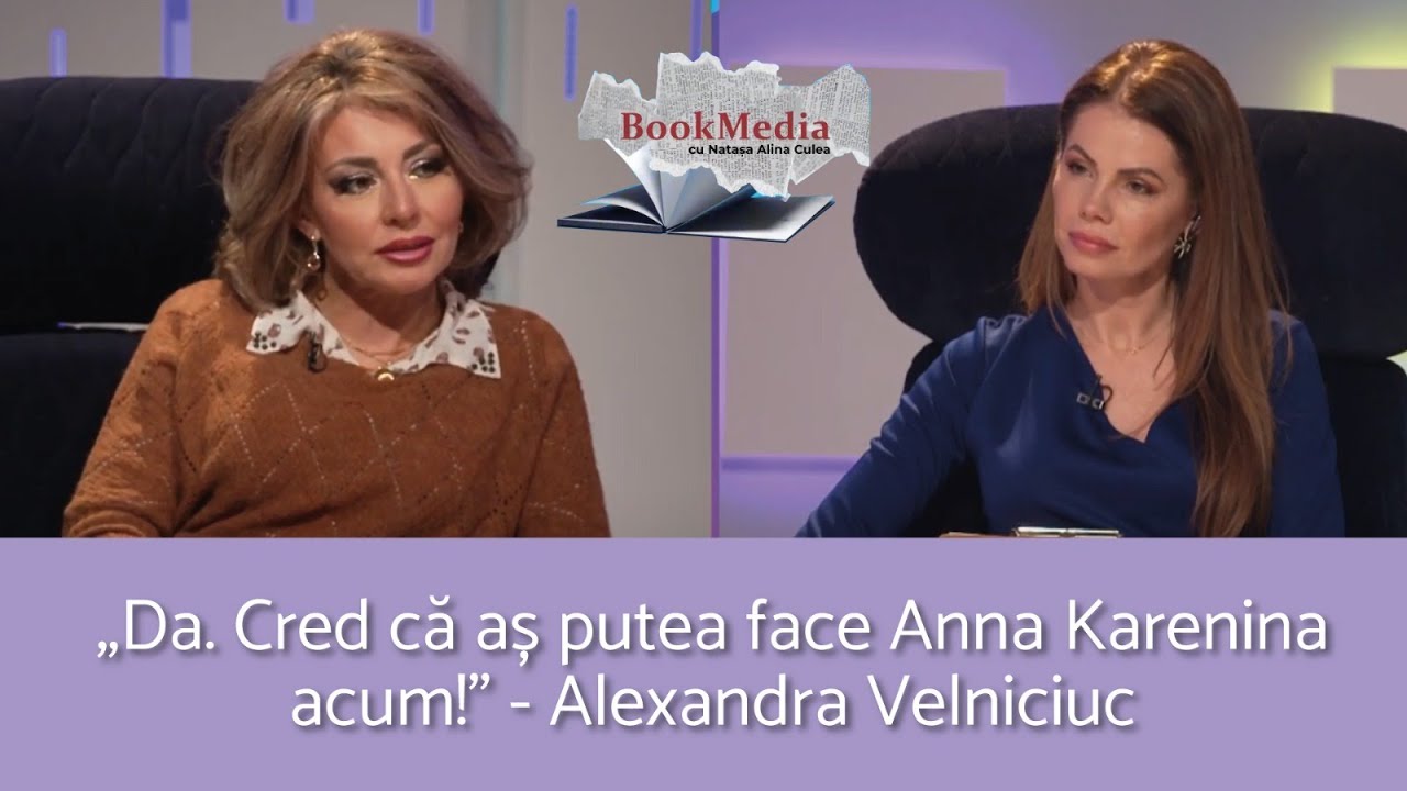 ALEXANDRA VELNICIUC: „M-AM TREZIT FĂCÂND COMEDIE” | BOOKMEDIA, CU NATAȘA A. CULEA