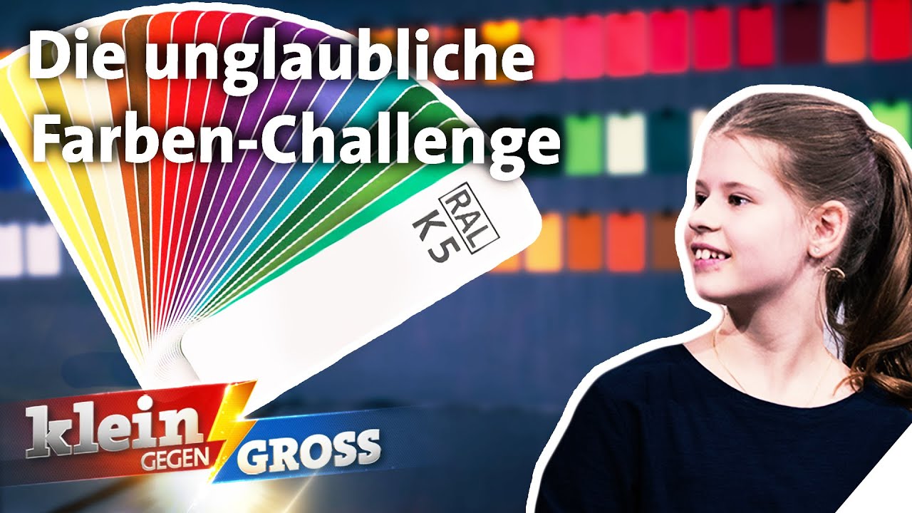 Marlene kann 215 Farben unterscheiden | Klein gegen Groß