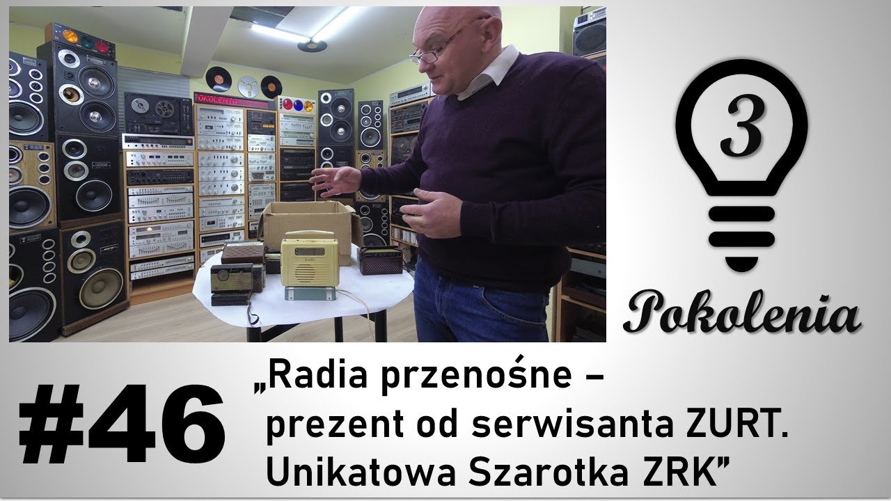 Radia przenośne –  prezent od serwisanta ZURT. Unikatowa Szarotka ZRK