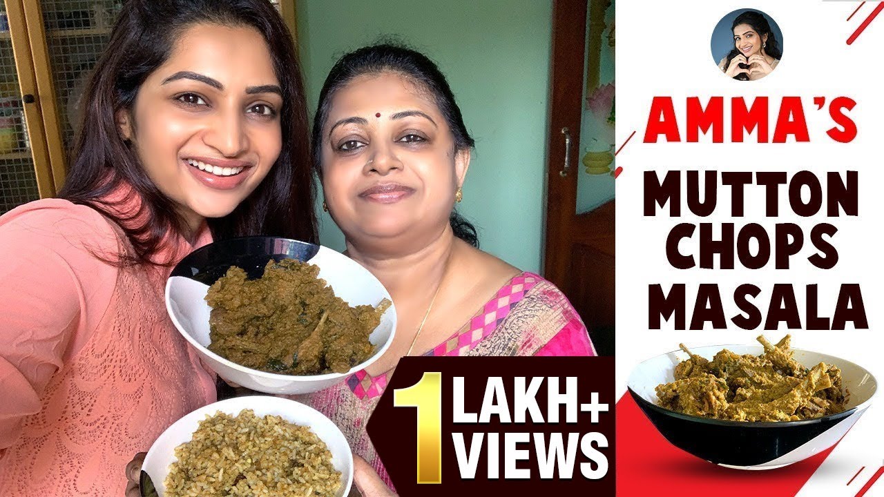 Amma's Mutton Chops Masala | Homemade Recipes | Cook with Nakshu