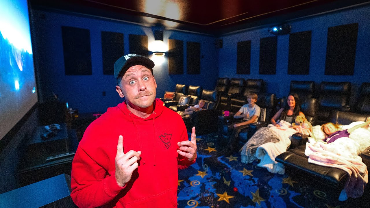 Who Wanted A House Tour!? The Home Theater Is Almost Finished.