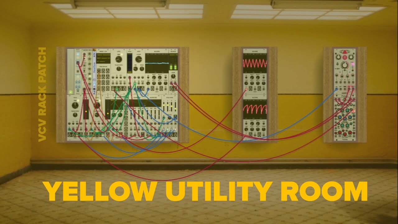 VCV Rack Sci-Fi Sequencing | Deep Reverb & Delay in a Vintage Utility Room