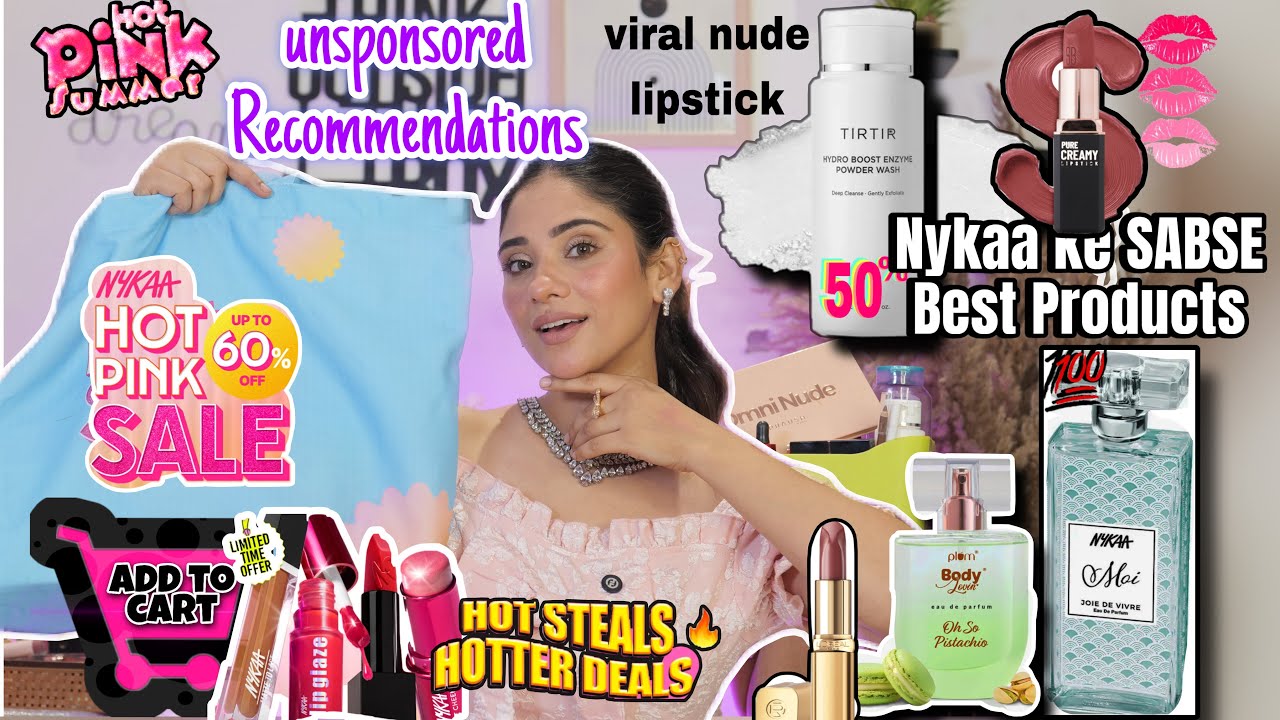 Nykaa Recommendations |💄50% OFF on High-End Beauty?YES PLEASE! Nykaa Sale Picks 💋🔥|whats in my Bag?
