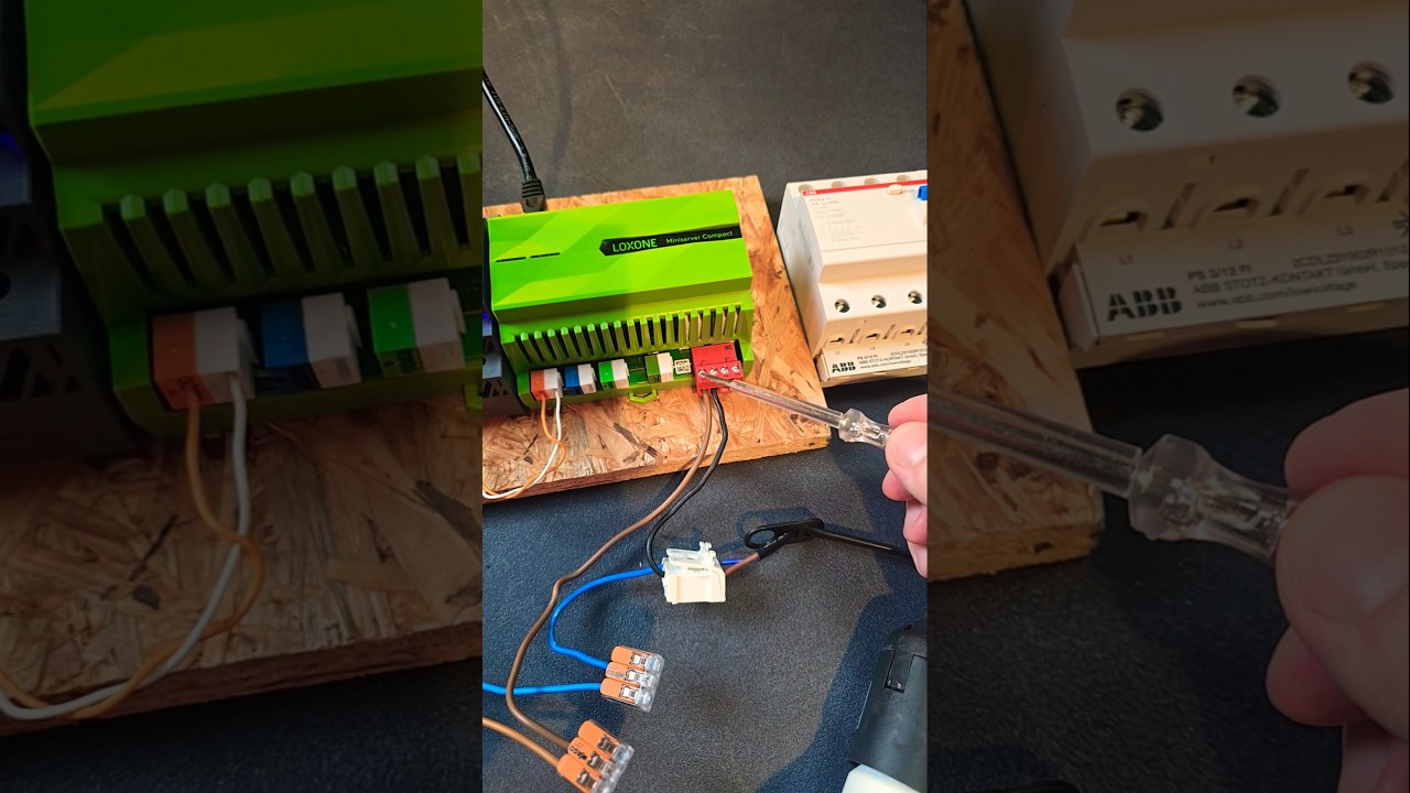 Wire light in #Loxone #smarthome
