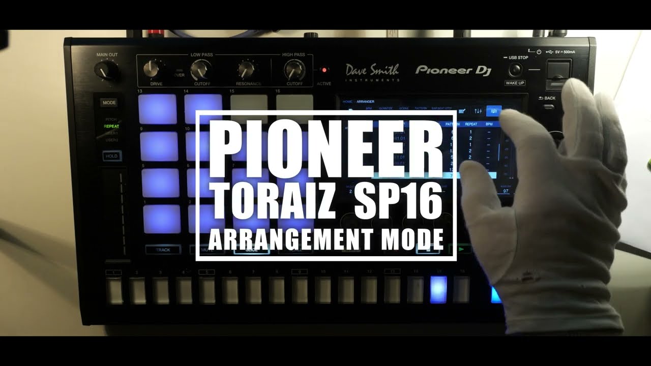 Pioneer Toraiz SP16 - Arrangement mode