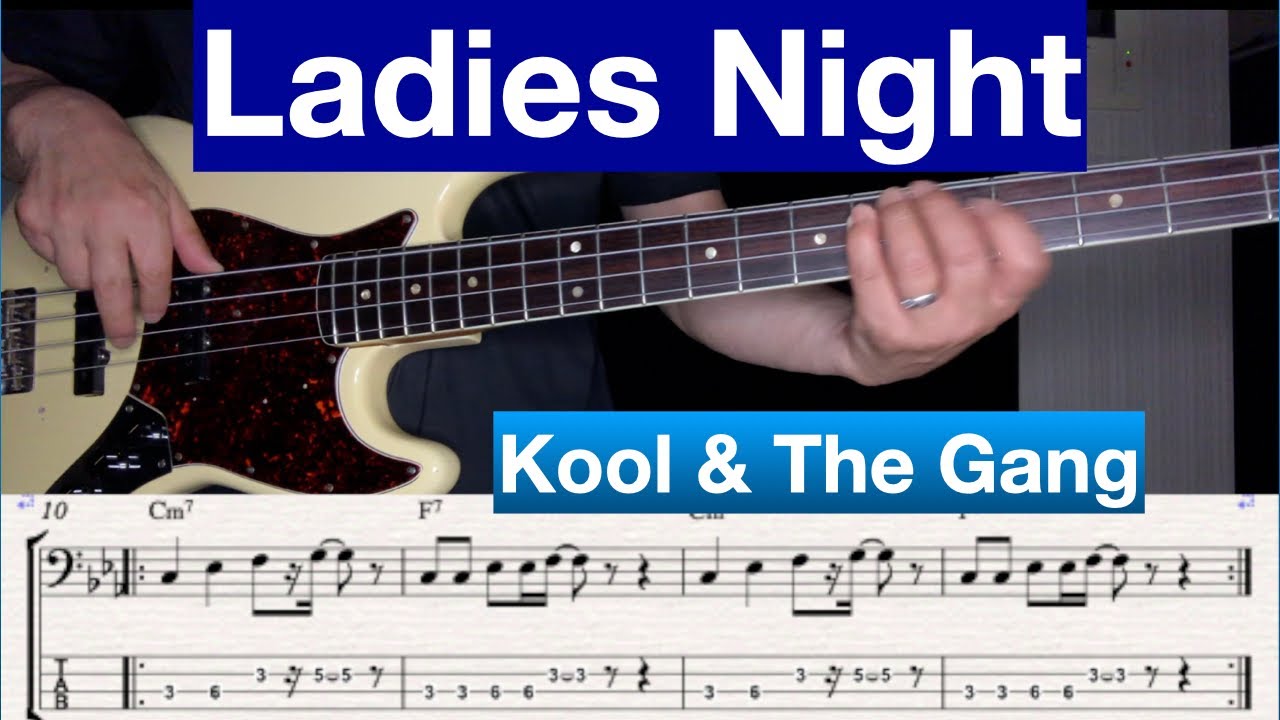 ladies night-Kool & The Gang(악보,Tab)Bass Cover