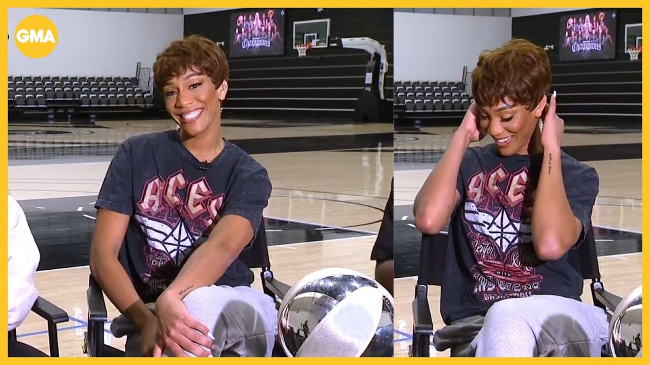 A'ja Wilson shows off new hairstyle after winning WNBA championship