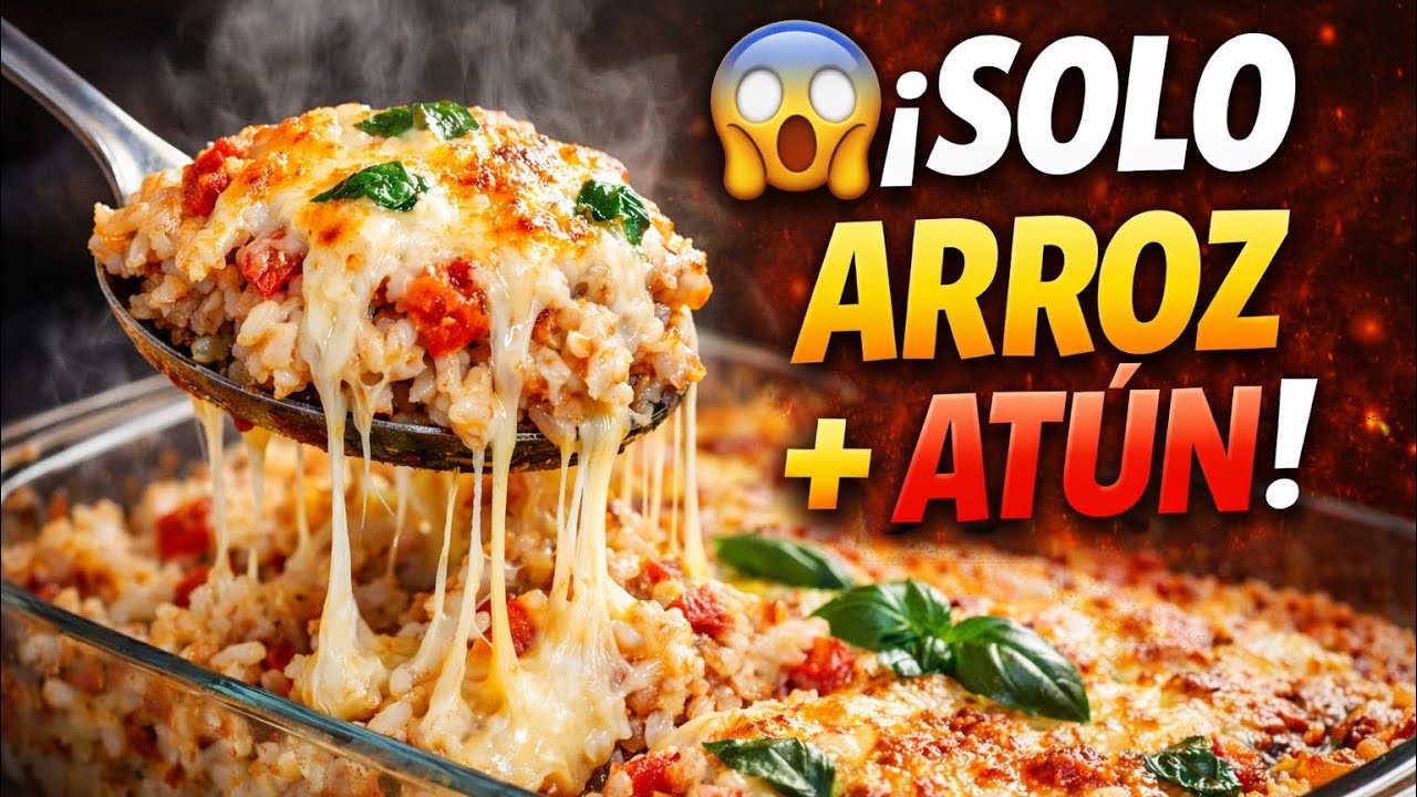 ¡Mezcla Arroz con Atún en Lata y Mira lo que Pasa! 😱 Receta Económica y Fácil