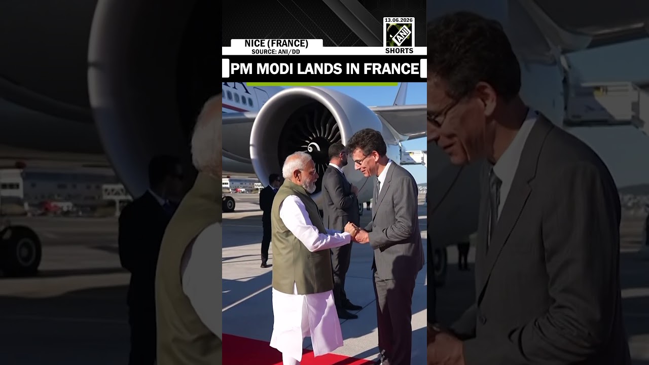 WATCH: PM Modi arrives in France to attend G7 Summit