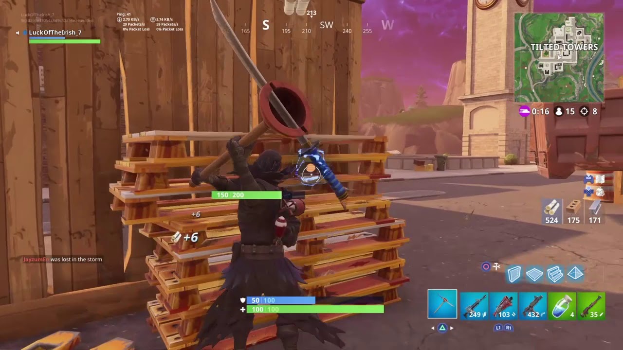 TILTED TOWER SOLO WIN - FORTNITE BATTLE ROYALE - PS4
