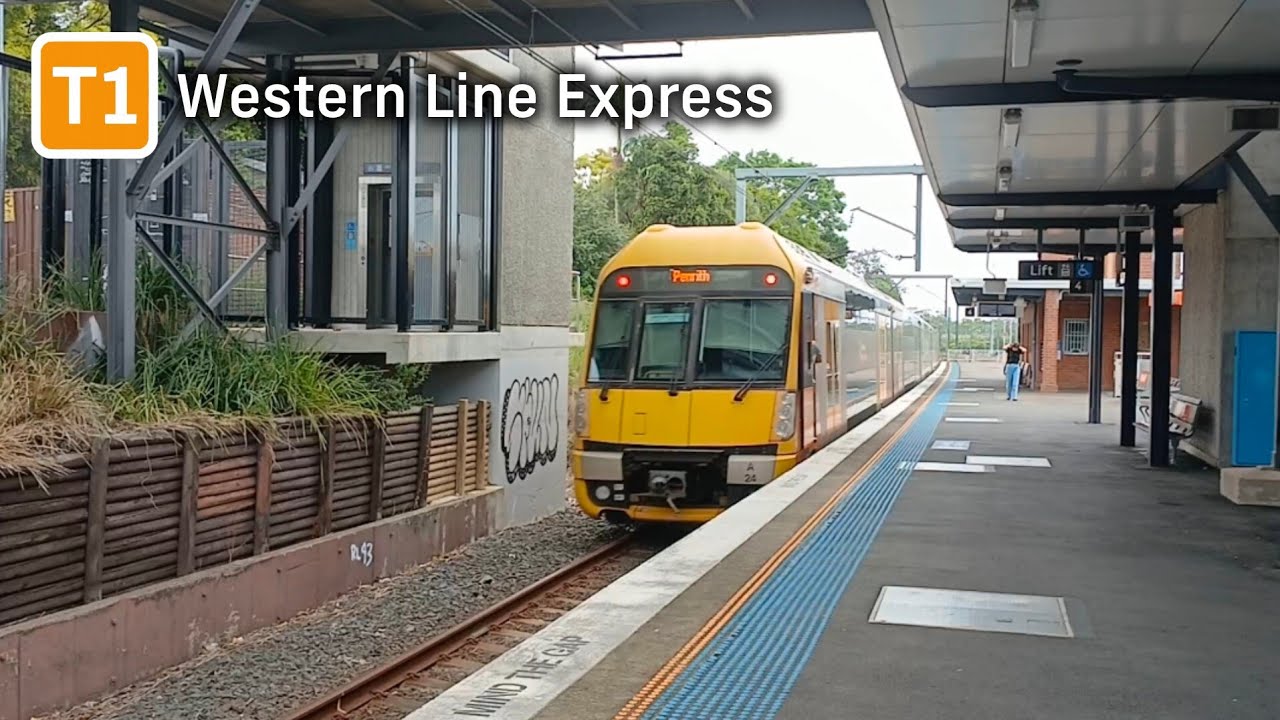 T1 Western Line | Express | Westmead to Doonside in a Waratah A Set