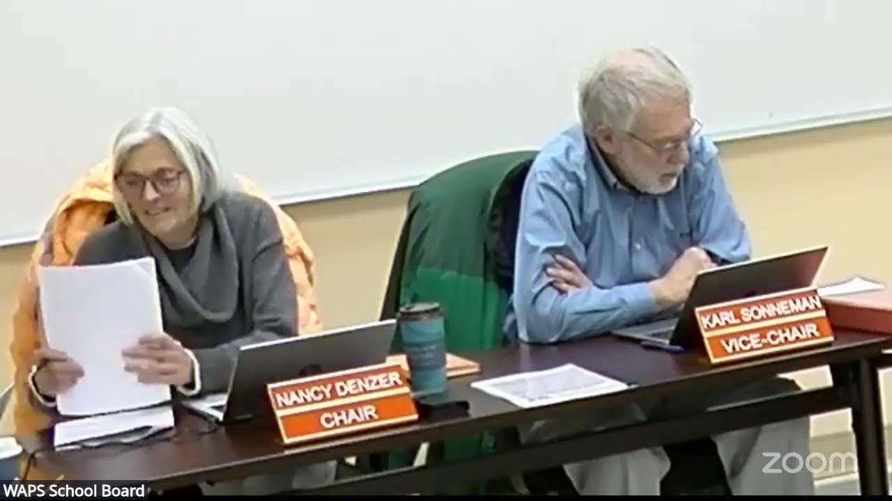 WAPS School Board  Meeting - 2026-01-08