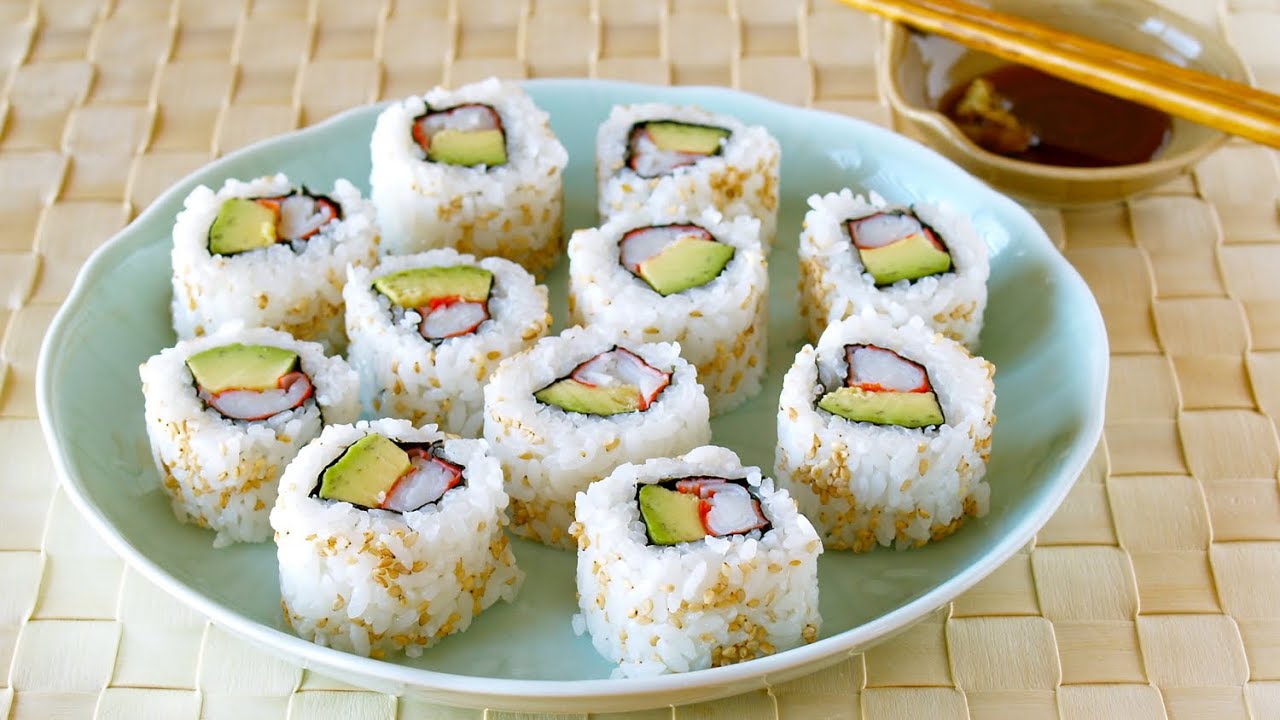 How to Make California Roll (Sushi Rolls Recipe) | OCHIKERON | Create Eat Happy :)