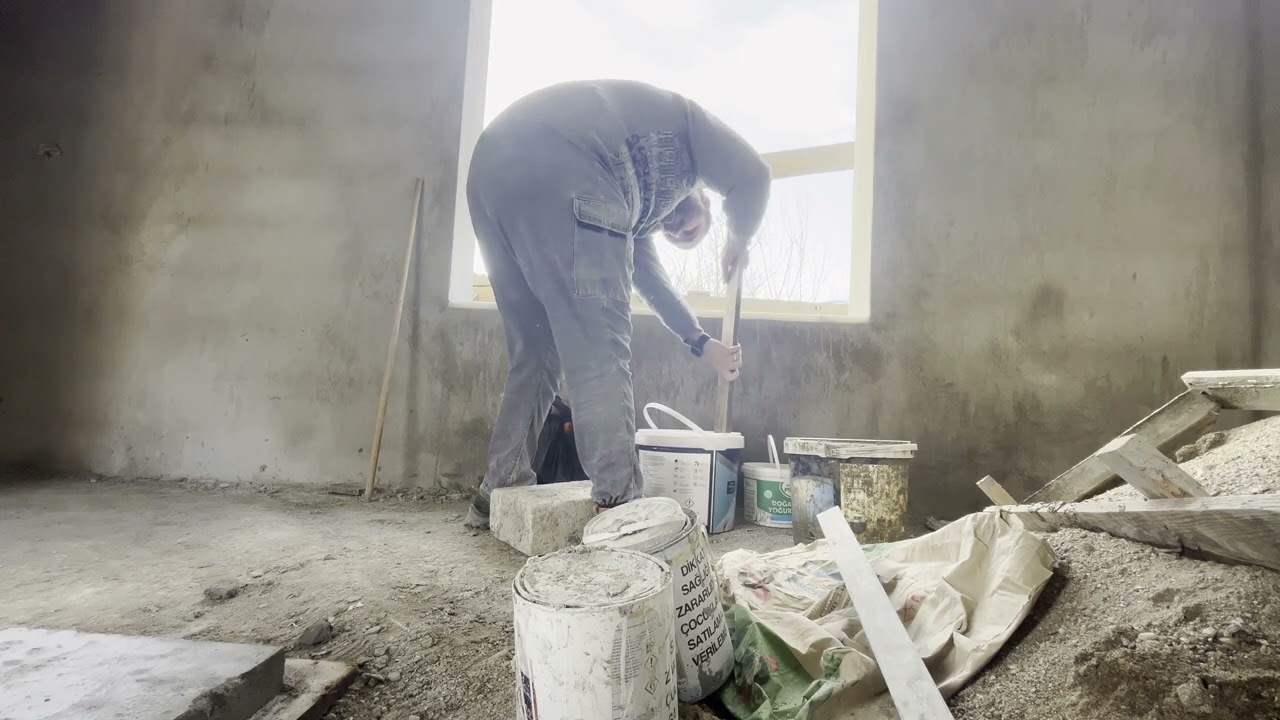 Bu hafta dış cephe astar boya yapıla sıvaya devam kalıplar söküldü 