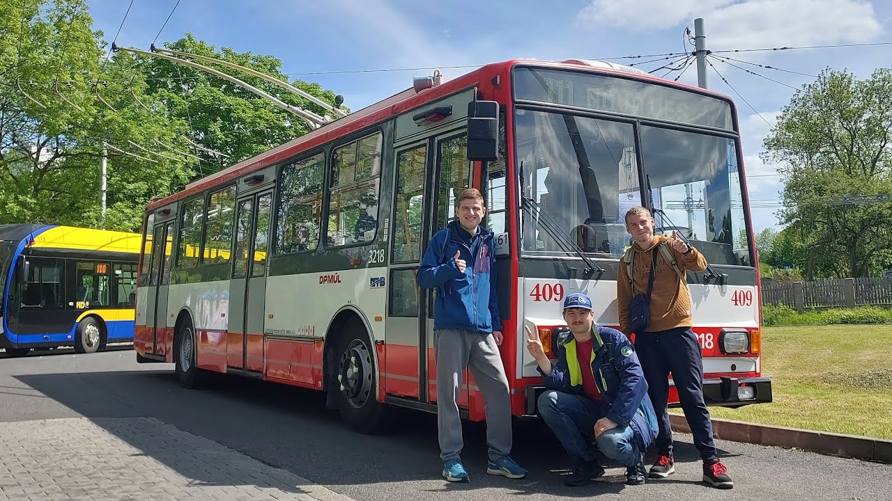 HISTORICKÁ JÍZDA | Škoda 14Tr | 409 | 111 | MD Teplice | ex. DPMB