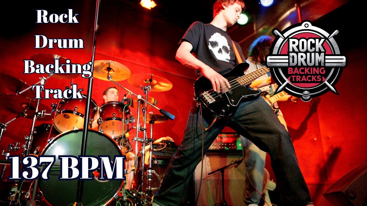 137 BPM Rock Drum Backing Track | Punk Rock Energy
