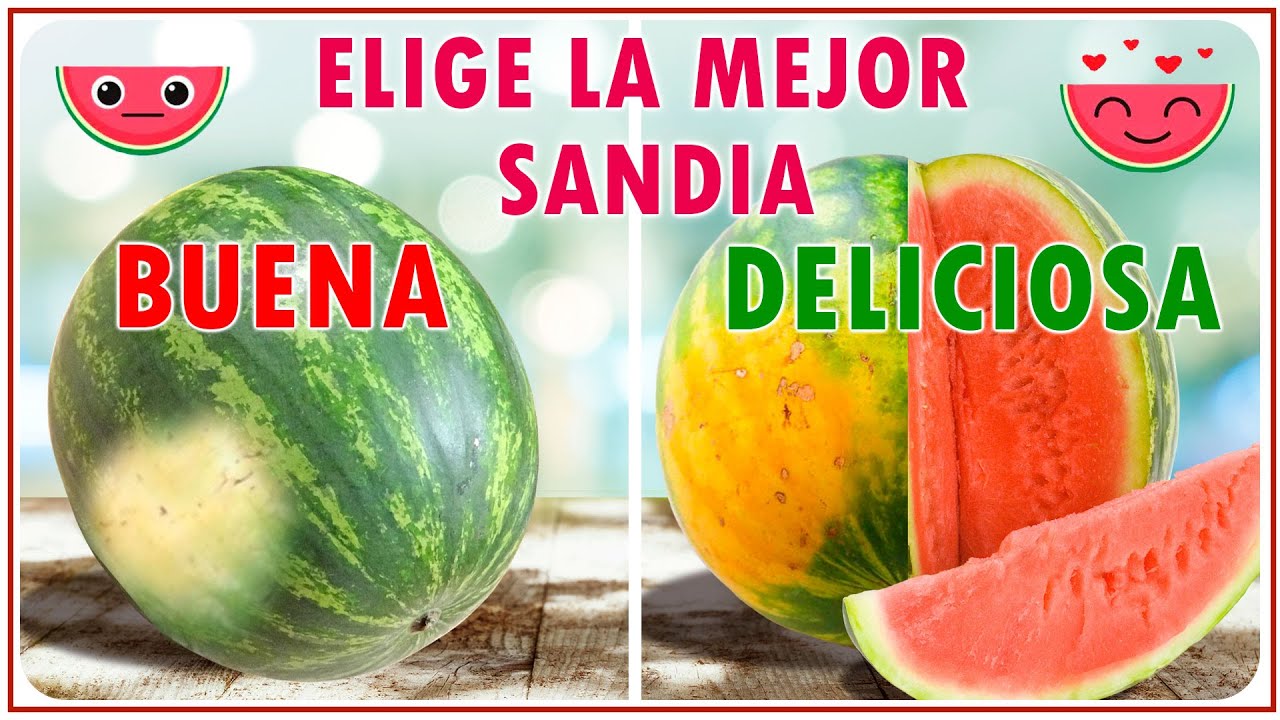 COMO ELEGIR LA SANDÍA MAS DULCE