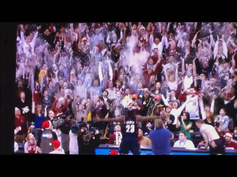 lebron james return to cleveland vs miami full 8 min intro 12/2/10