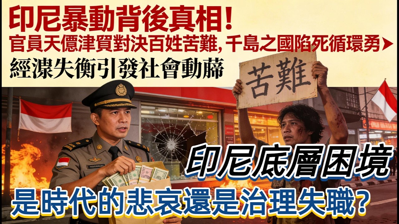 印尼崩潰藏不住了❗️千億遷都救不了下沉的雅加達，真相太殘酷