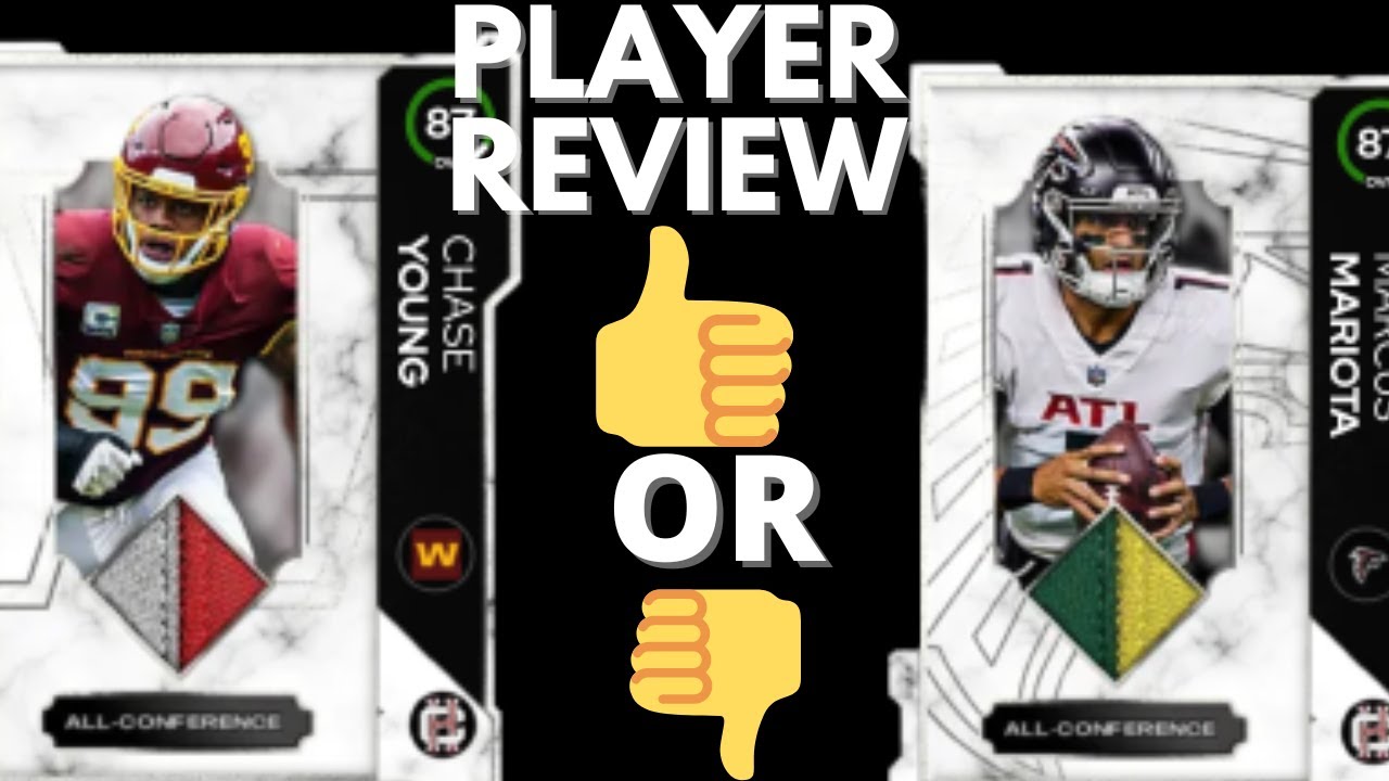 Campus Hero Marcus Mariota & Chase Young | Player Review | Madden 23 Ultimate Team Gameplay
