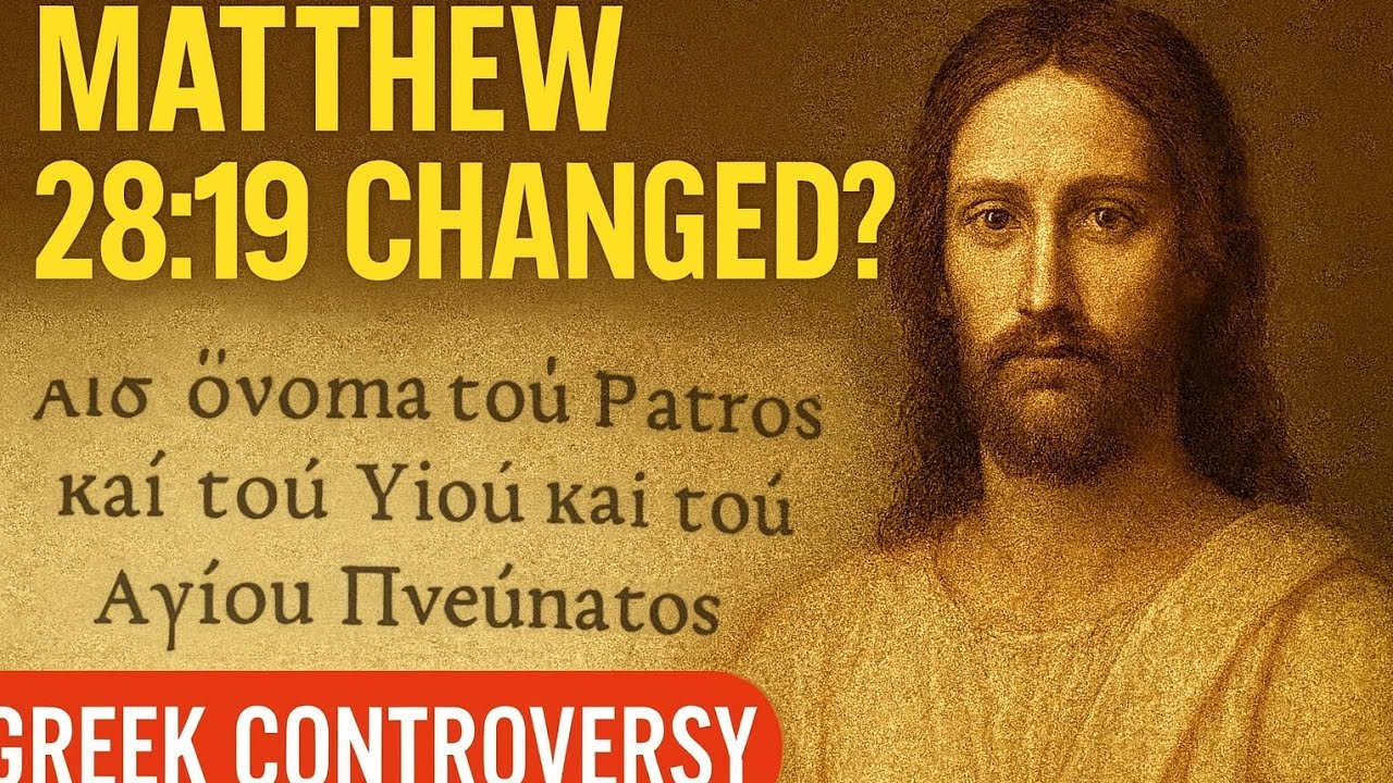 Was Matthew 28:19 Changed? The Greek Controversy Behind Baptism 