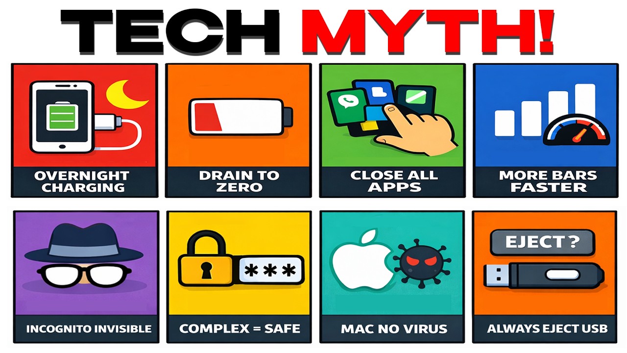 Every Tech Myth Explained in 12 Minutes!