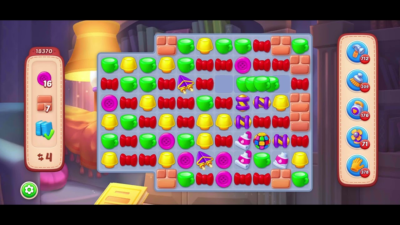Homescapes Level 18370  -- No cheats