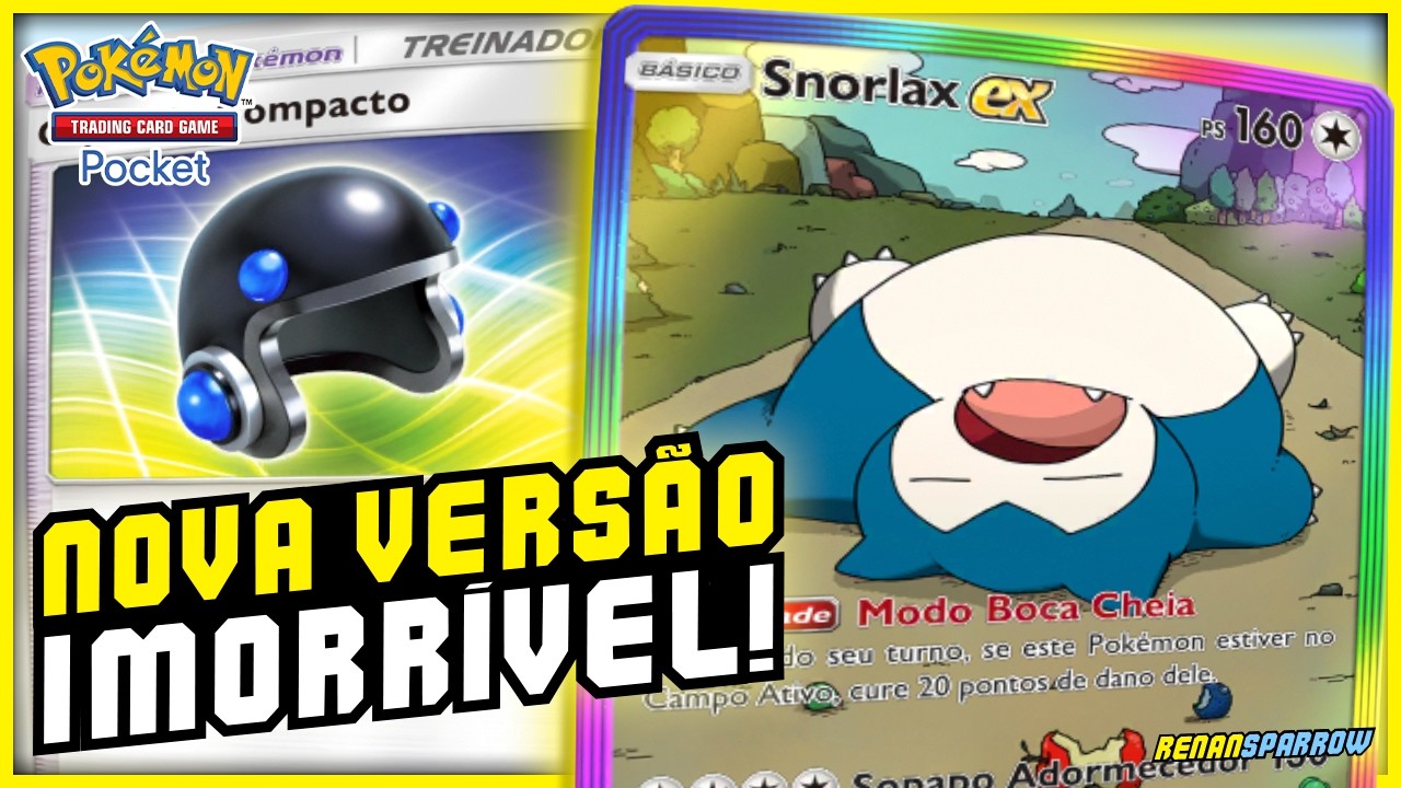 DECK SNORLAX EX FICOU IMORTAL AGORA! 💤|| Pokémon TCG Pocket #370