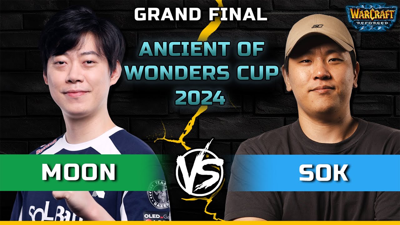 WC3 | Grandfinal | [NE] Moon vs Sok [HU] | Ancient of Wonders Cup 2024 #4