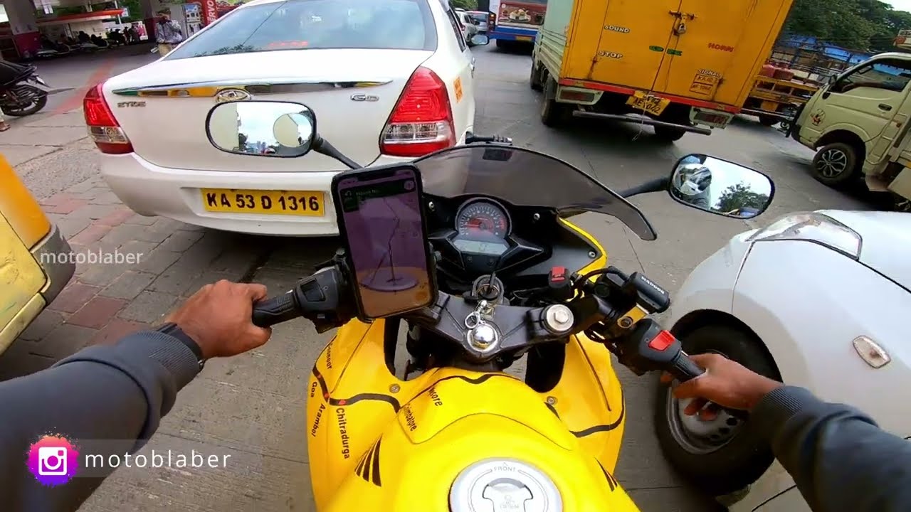 How to Ride in Indian Bumper to Bumper Traffic Tamil | Beginners guide | Motoblaber