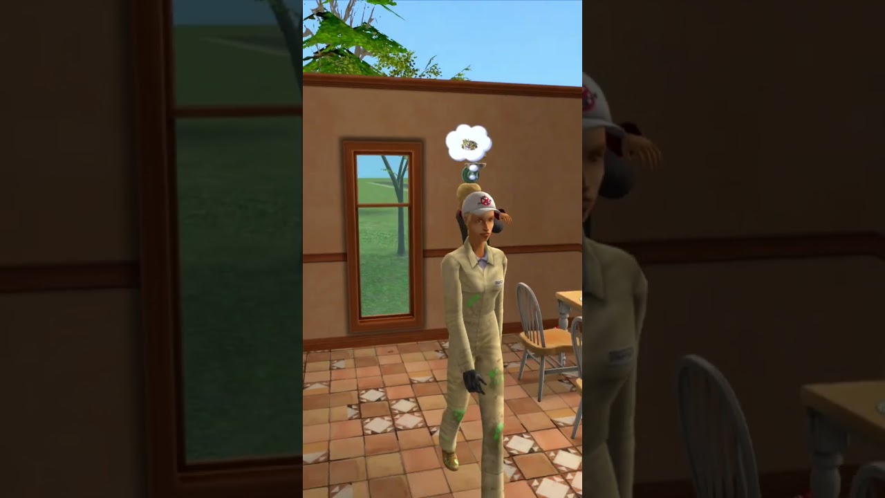 Exterminator vs cockroaches 🪳 #shorts #gaming #thesims2