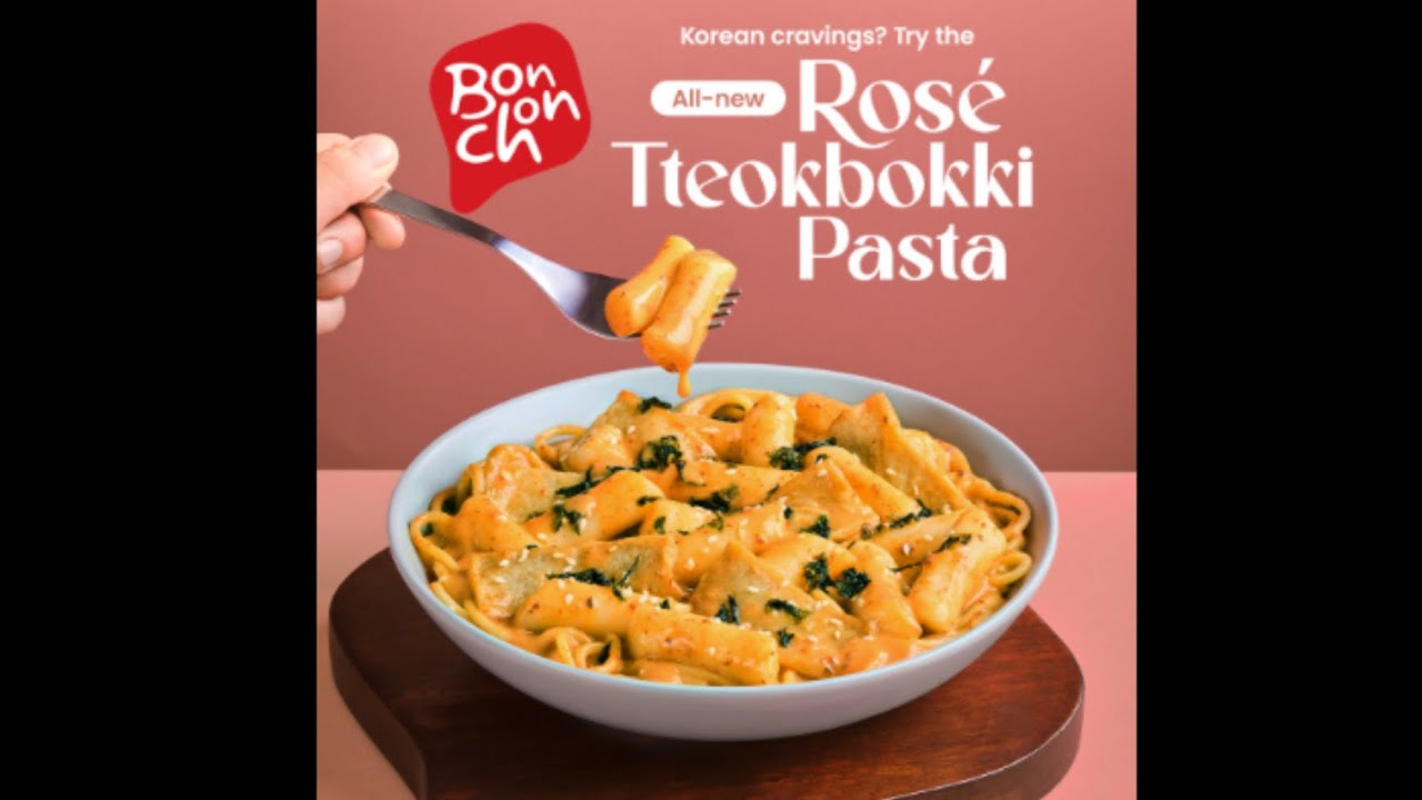 Trying out the new cheesybokki pasta from bonchon | fadaph