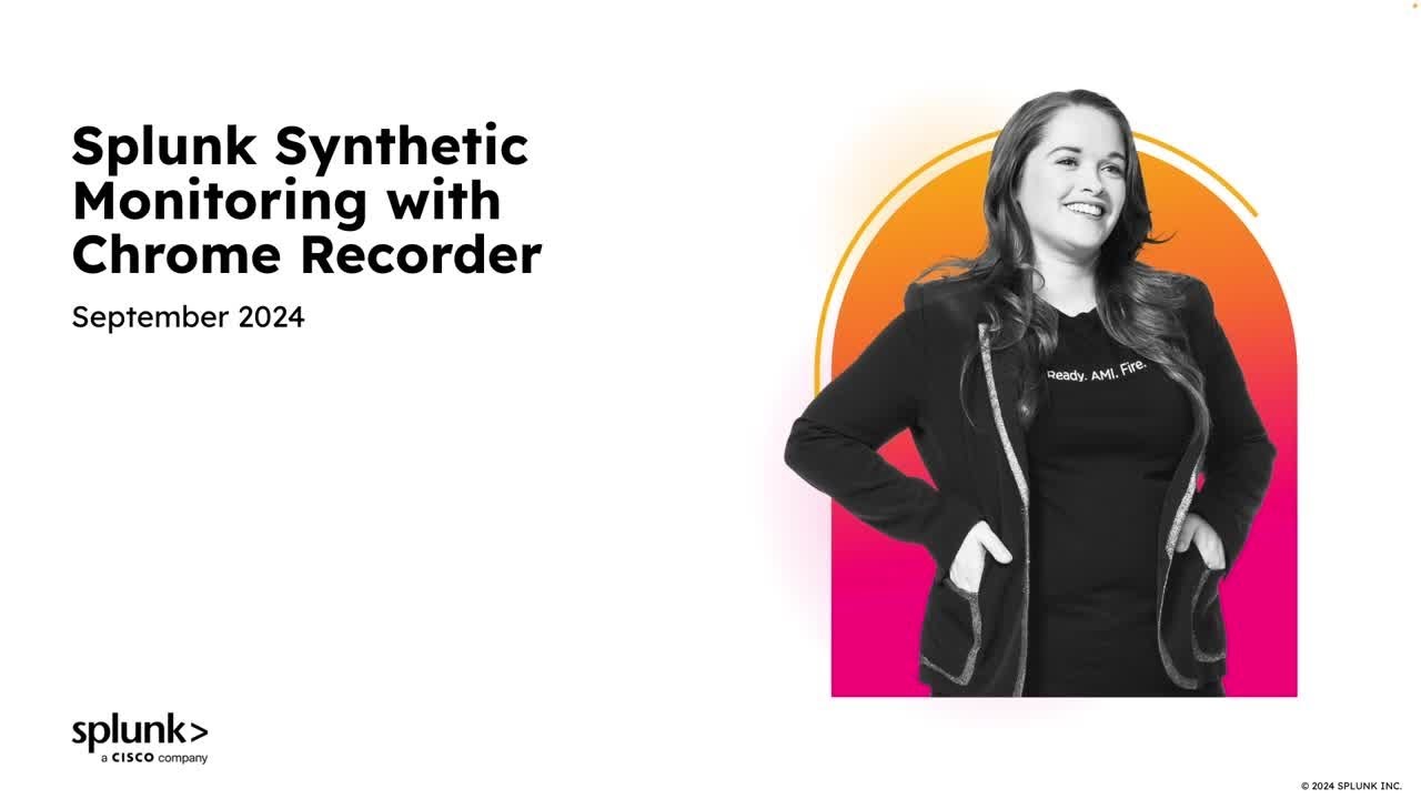Set up browser tests in Splunk Synthetic Monitoring using the Chrome DevTools Recorder