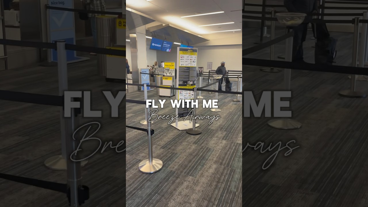 Flying Breeze Airways for the first time 👀 #travelblogger #traveltips
