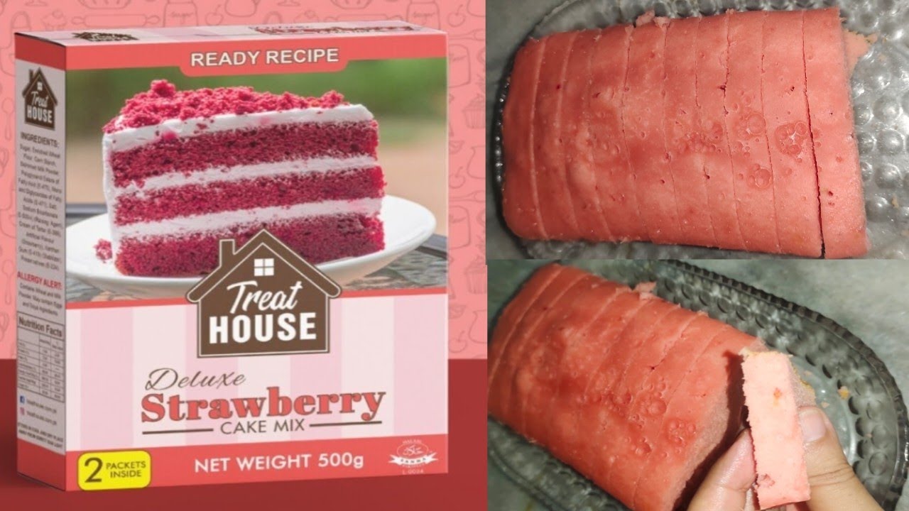 Trying Treat House Strawberry Cake Mix | Daily Vlog
