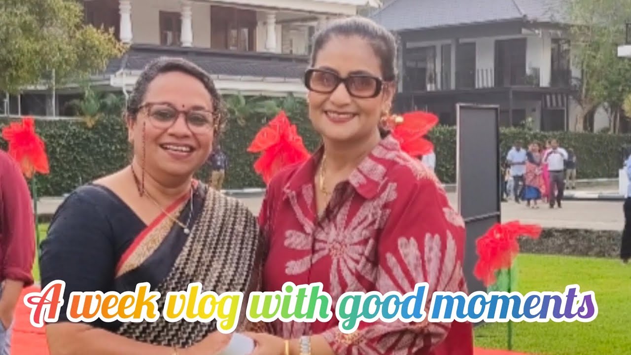 A week's vlog with good moments 