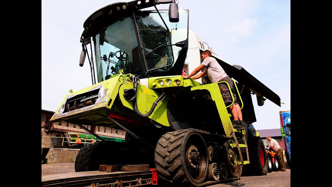 Claas Lexion 750 TT || Załadunek na ciężąr&oacute;wkę || Zalesie Śląskie 2015