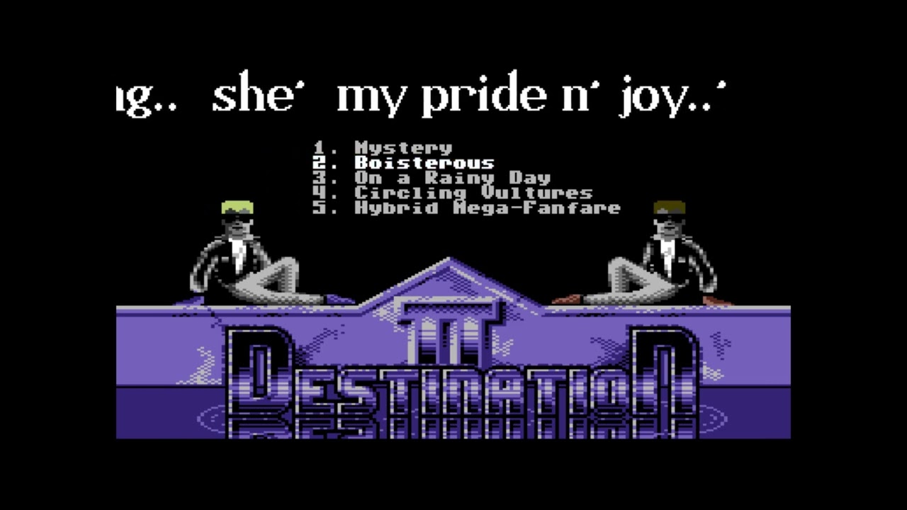 Destination II by Panoramic Designs and Prosonix - Commodore 64 Music Disk