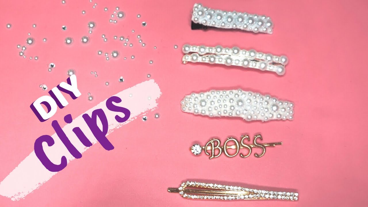 DIY HAIR CLIPS AND BARRETTES! (2020 fashion trend)
